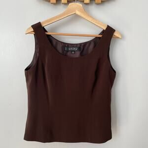 Kasper Sleeveless Suit Top